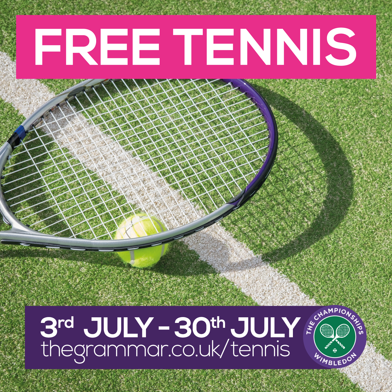 Free Tennis at The Grammar!